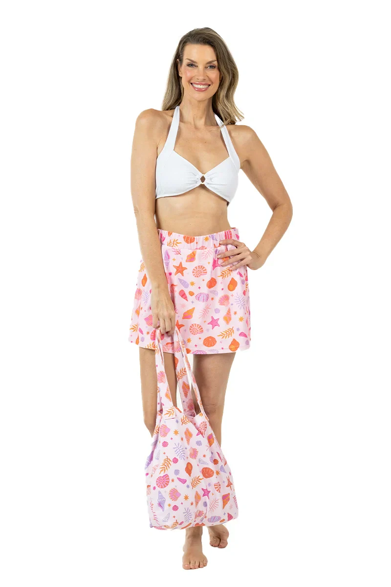 Beach Seashells Cover Up Skirt - Image 6