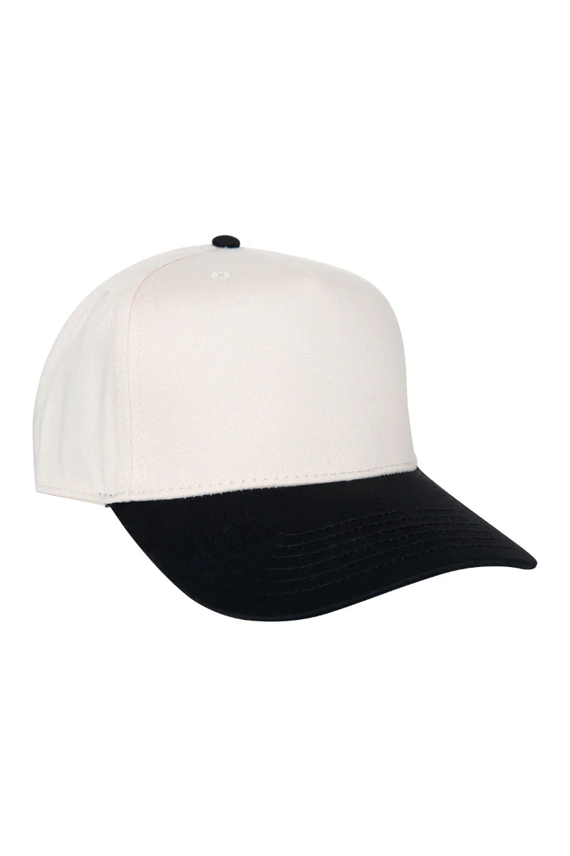Black and Tan Blank Vintage Trucker Hat - Image 2