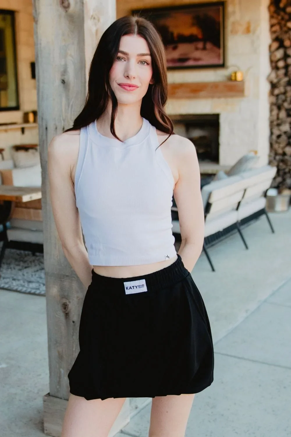 Black Bubble Skirt - Image 2