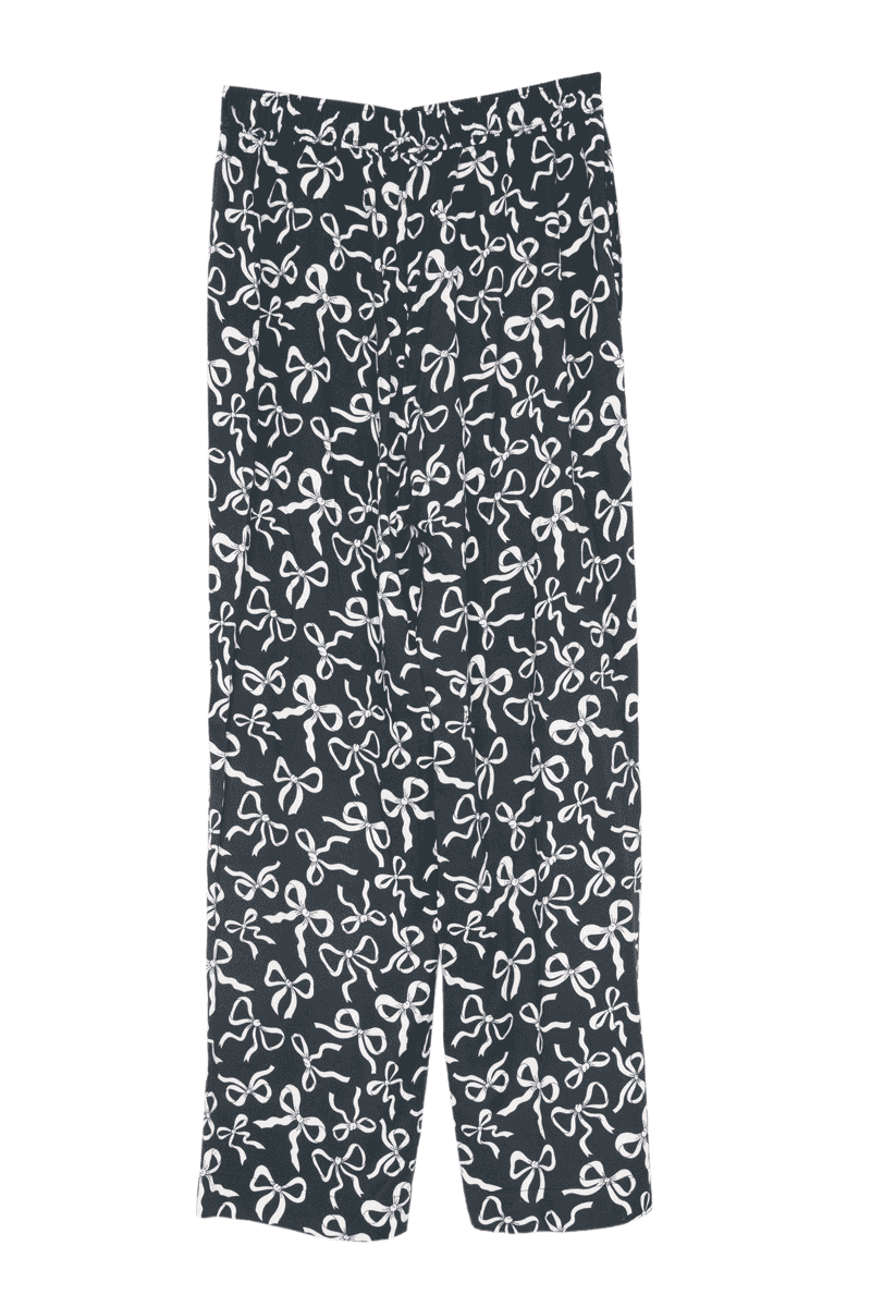 Black & White Bows Women's Boxer Pants - Image 4