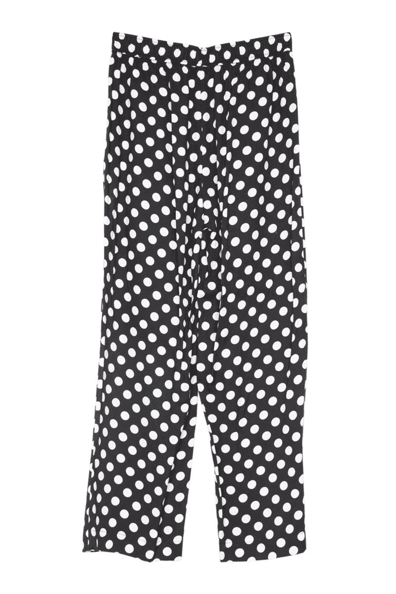 Black & White Polka Dots Boxer Pants - Image 7