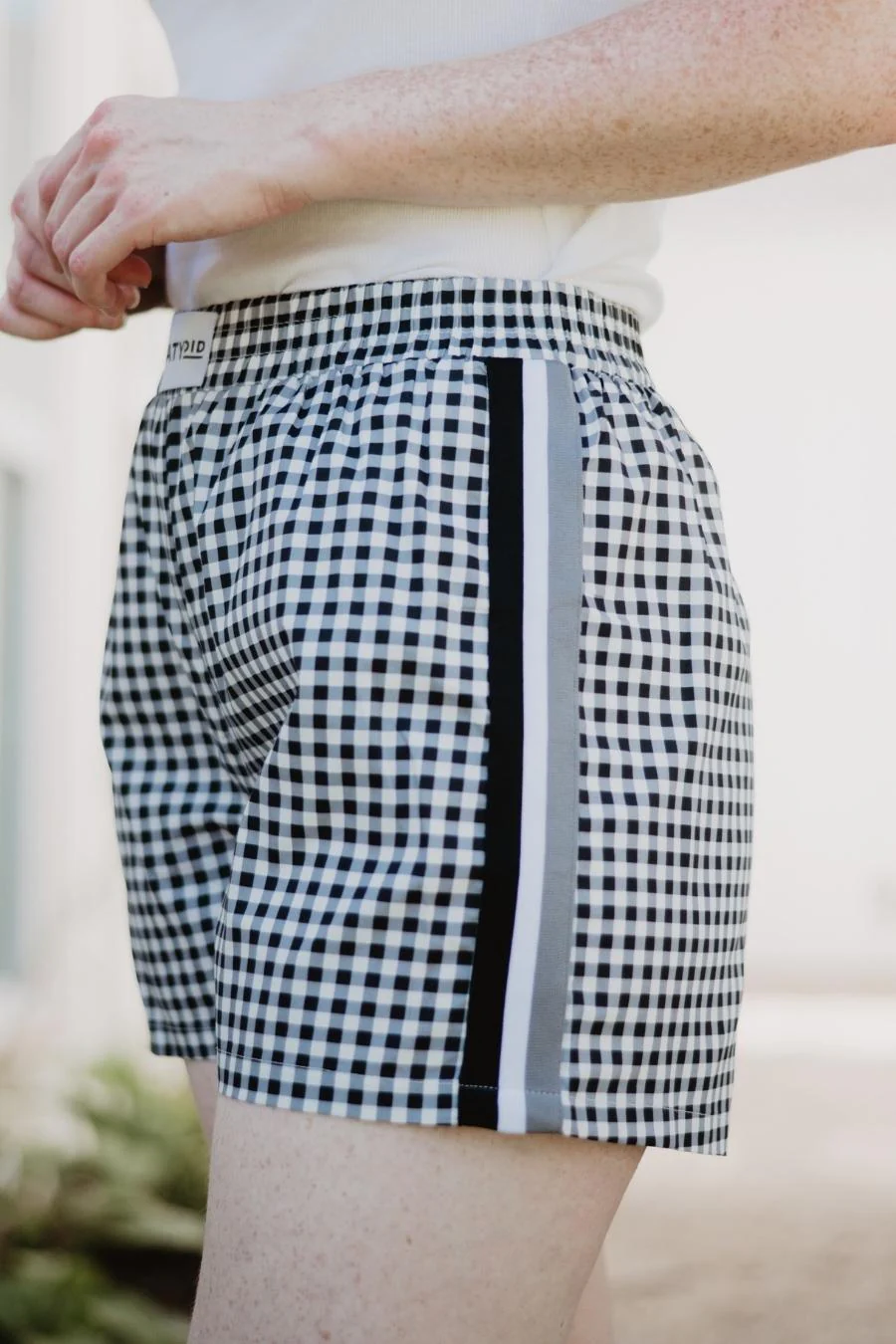 Black Women's Plaid Boxers - Image 5