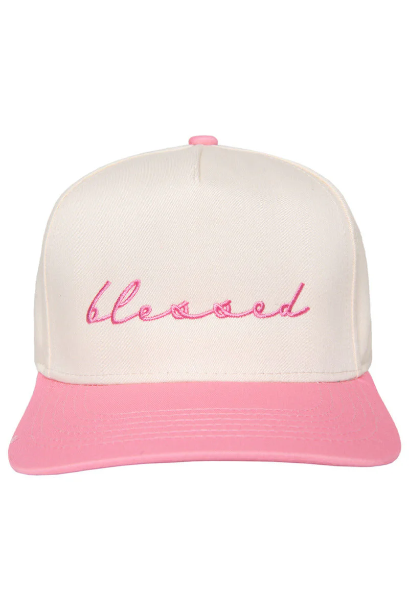 Blessed (Cursive) Two-Toned Hats - Image 8
