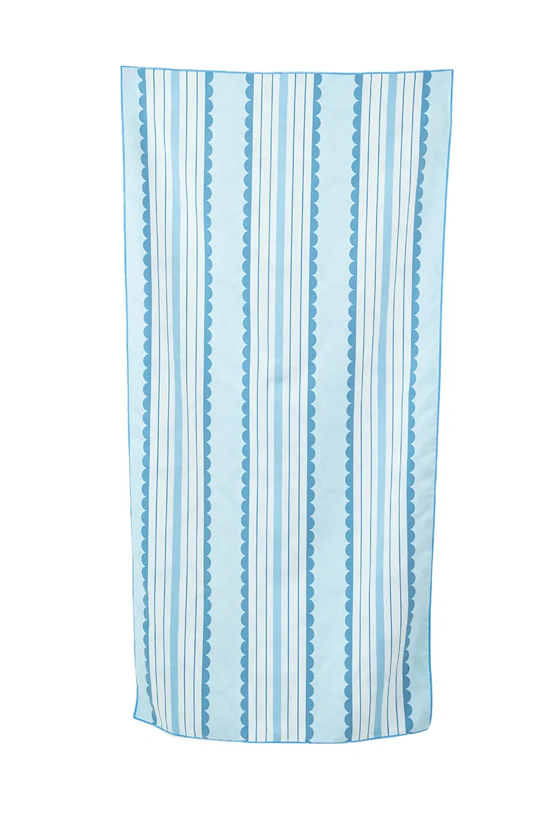 Blue Bow Quick Dry Reversible Pool Towel - Image 6