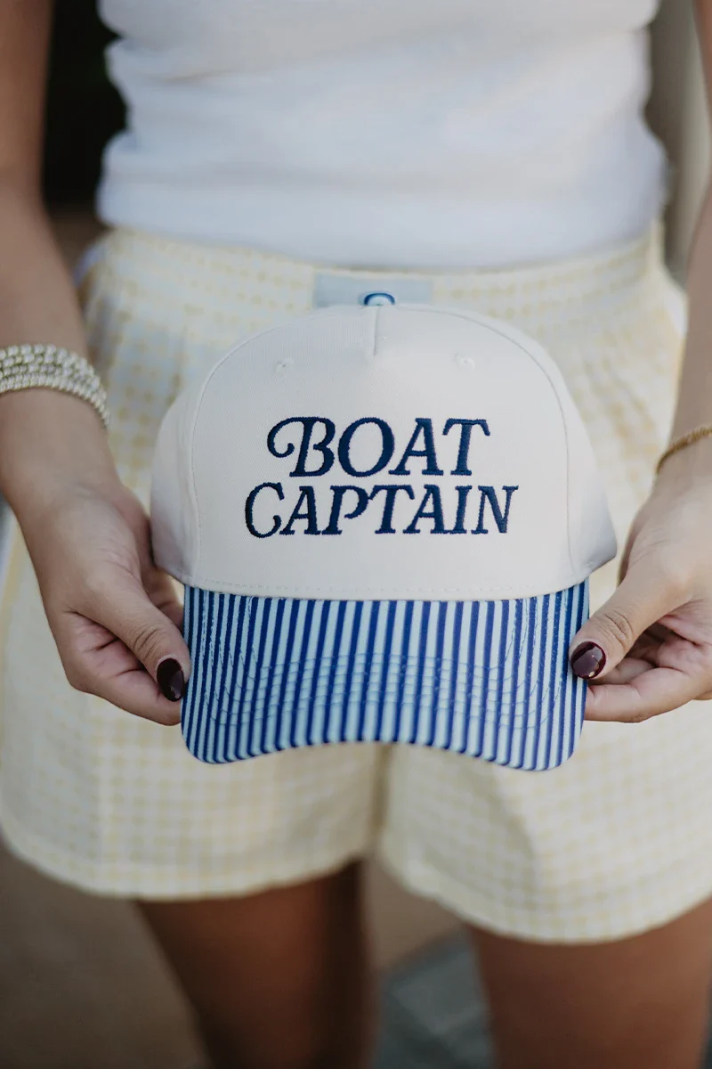 Boat Captain Two-Toned Vintage Hat - Image 10