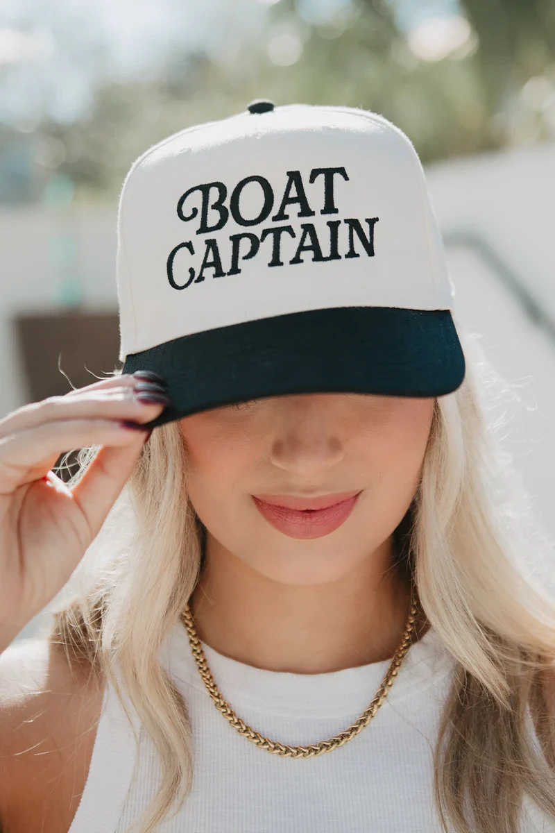 Boat Captain Two-Toned Vintage Hat - Image 2