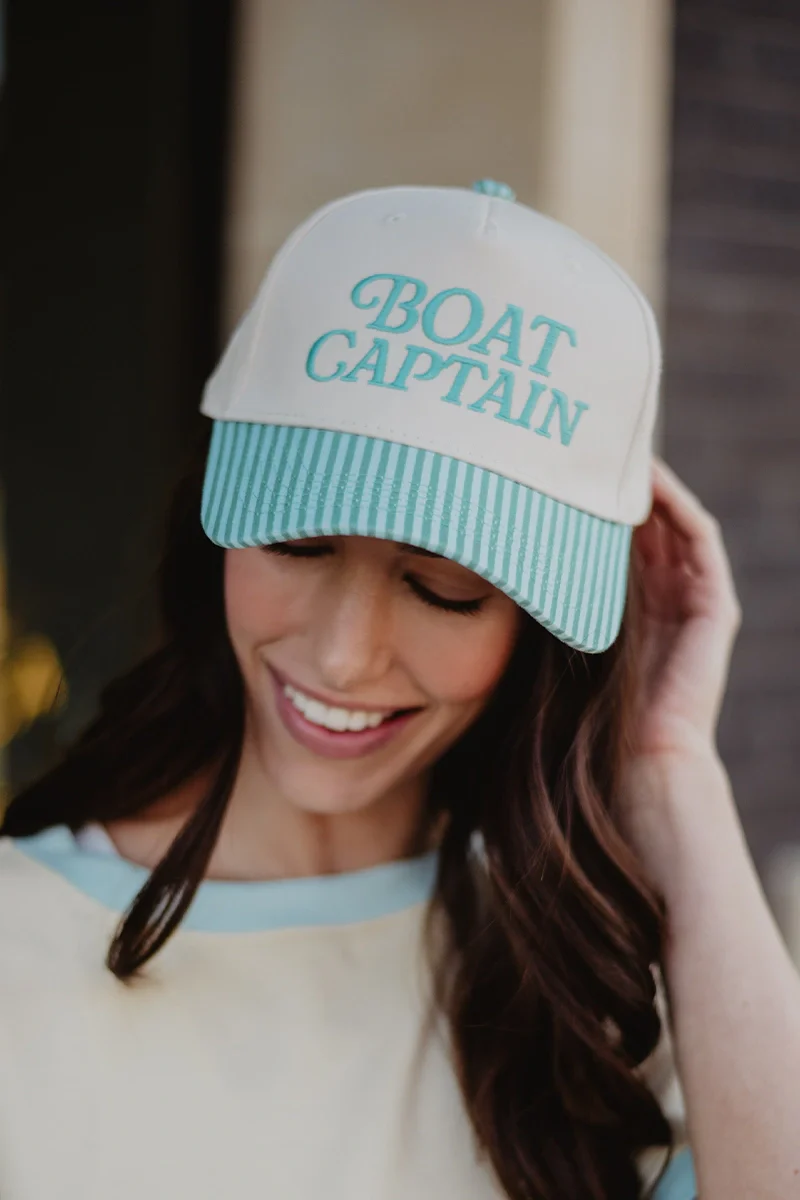 Boat Captain Two-Toned Vintage Hat - Image 4