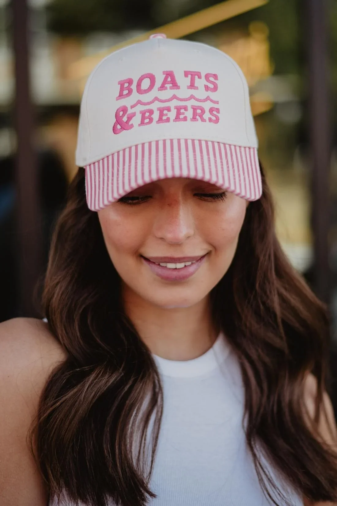 Boats & Beers Vintage Trucker Cap - Image 2
