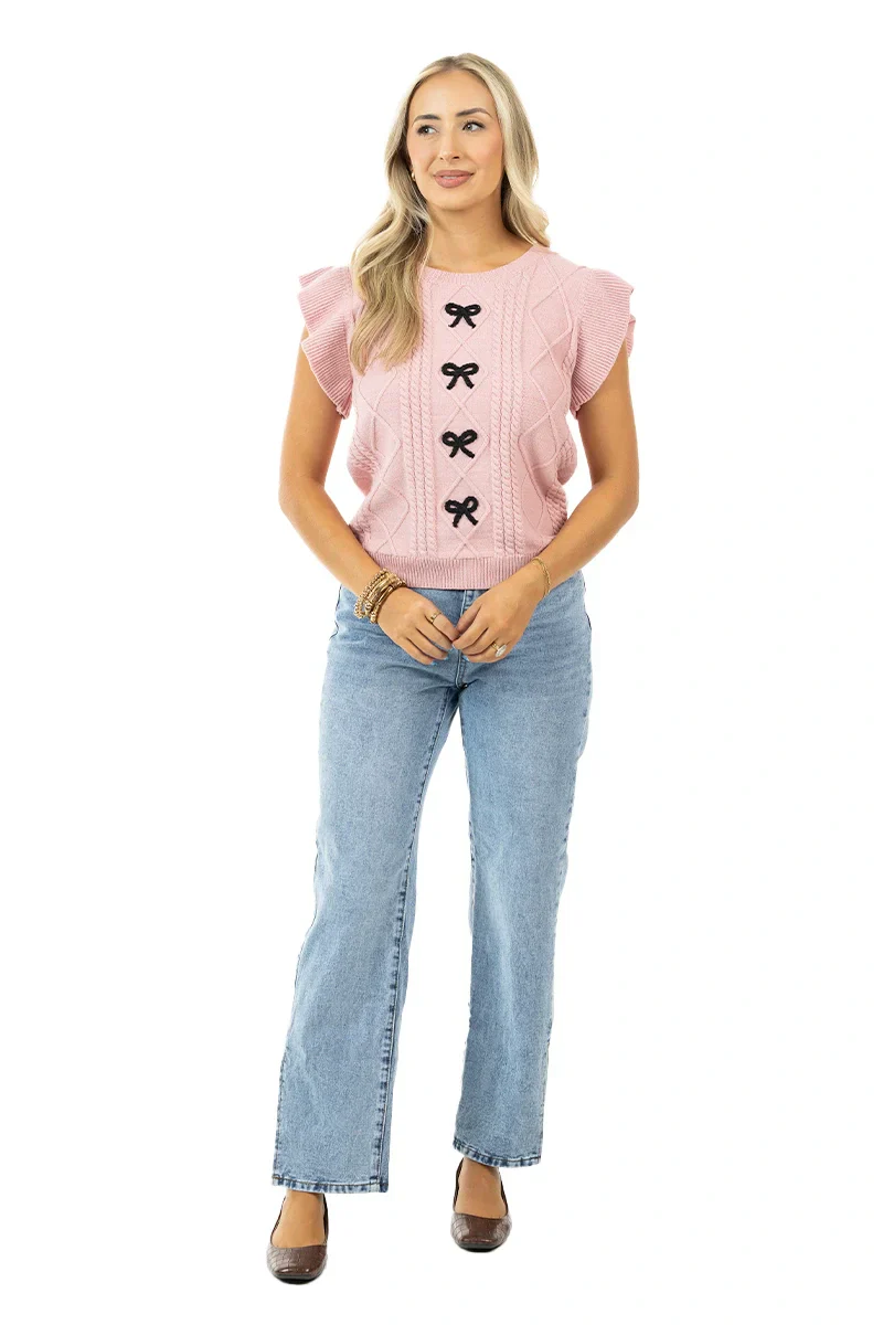 Bow Top (Light Pink) - Image 4