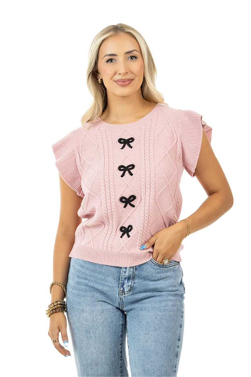 Bow Top (Light Pink) - Image 5