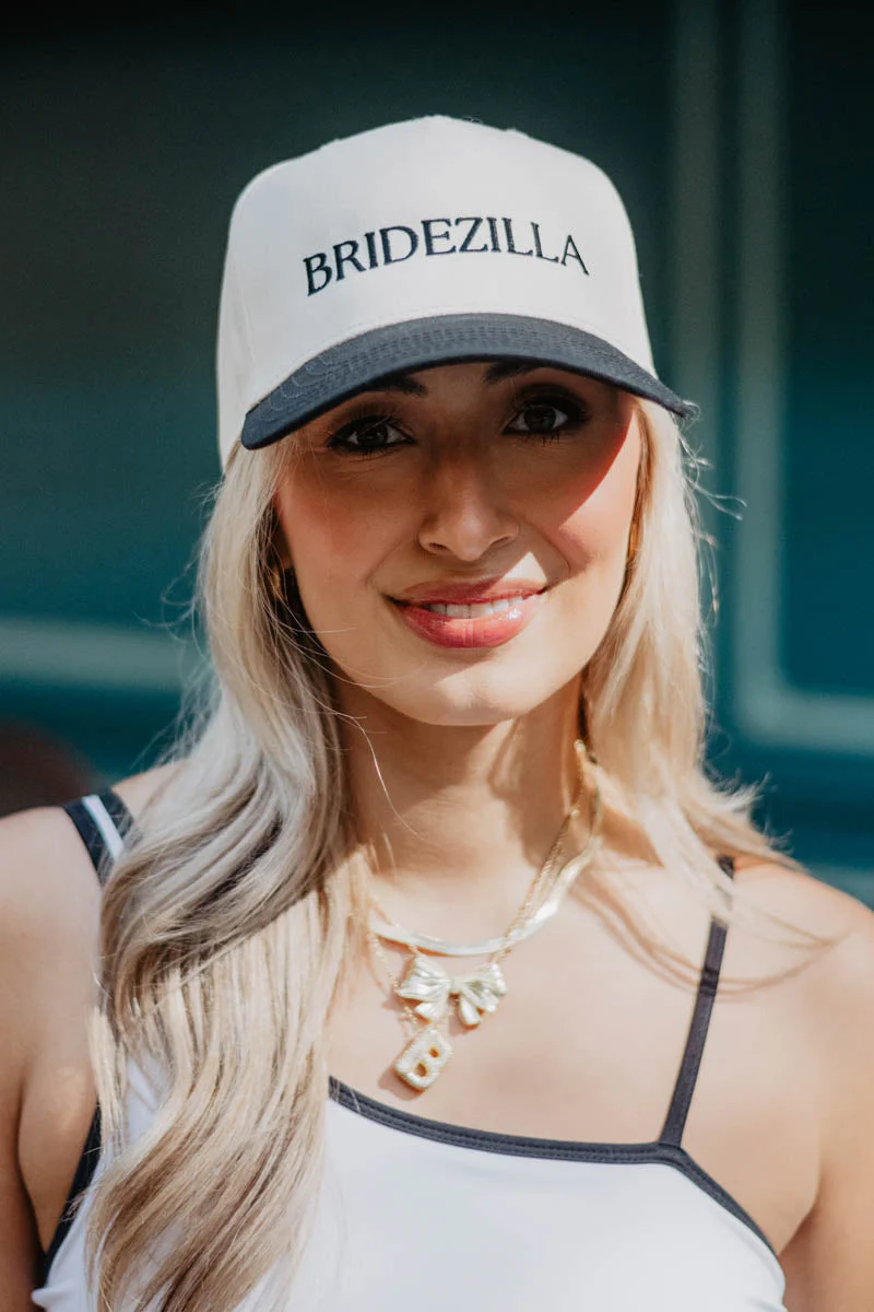 BRIDEZILLA Two-Toned Vintage Hat - Image 2
