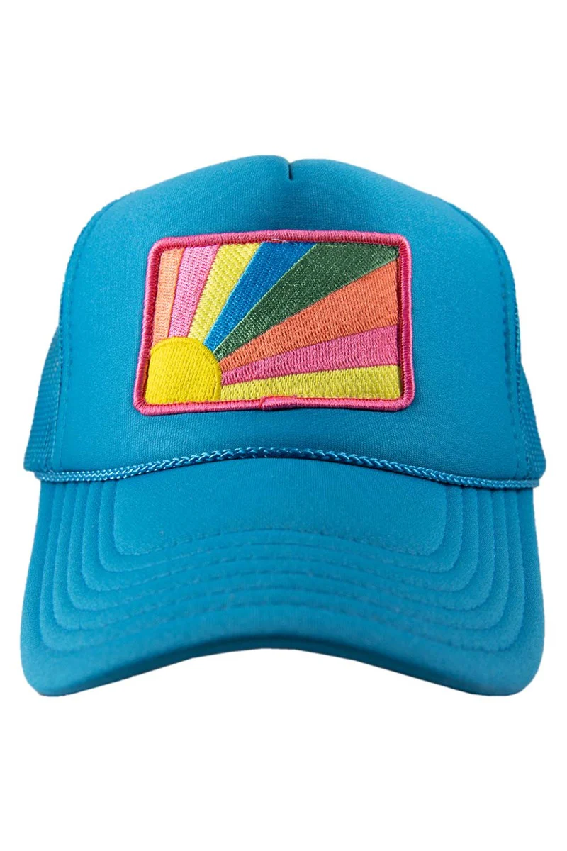 Bursting Sunshine Patch Foam Trucker Hat - Image 4