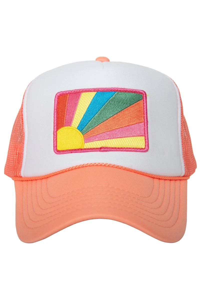 Bursting Sunshine Patch Foam Trucker Hat - Image 6