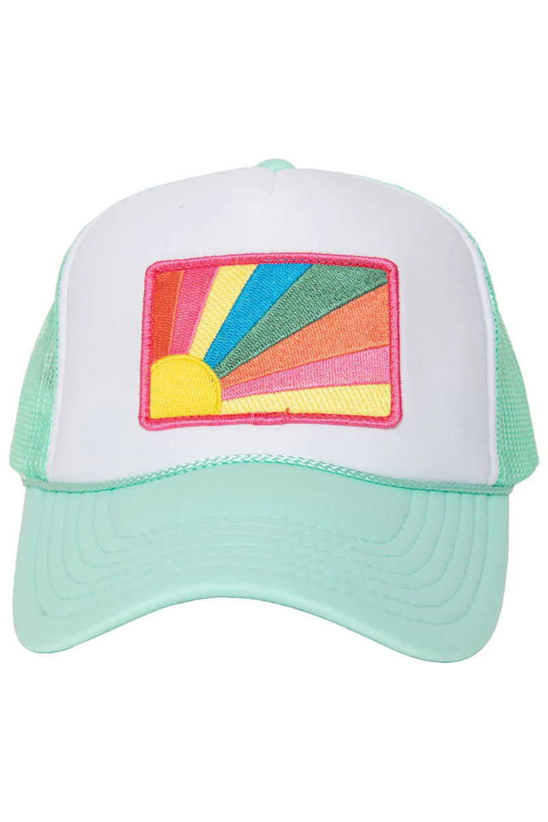 Bursting Sunshine Patch Foam Trucker Hat - Image 7
