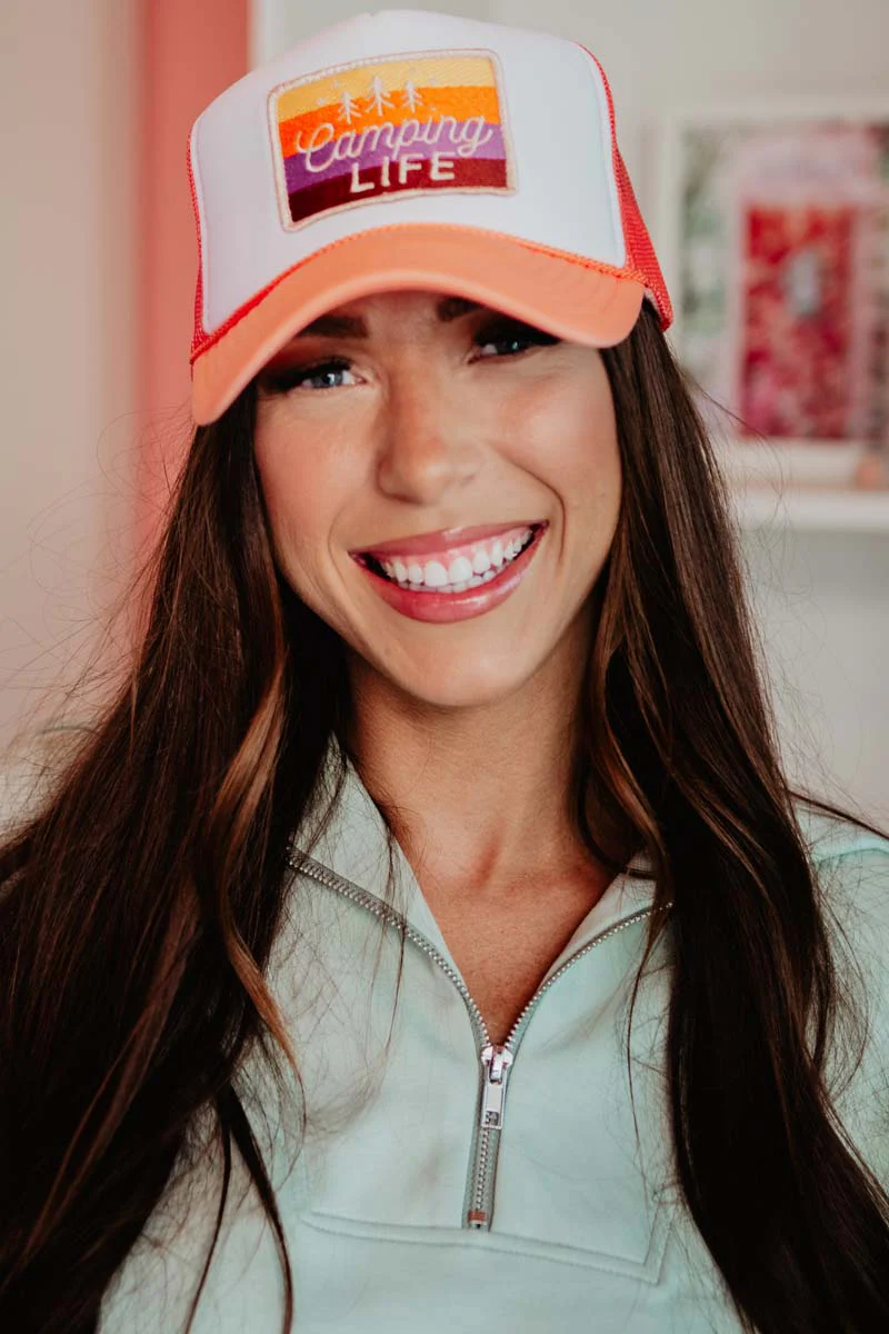 Camping Life Patch Women's Trucker Cap - Image 2