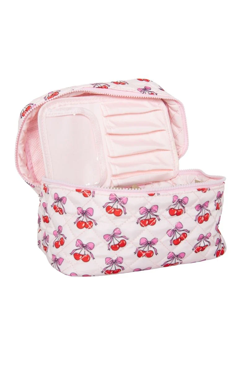 Cherry Bows Cosmetic Bag for Makeup - Image 4