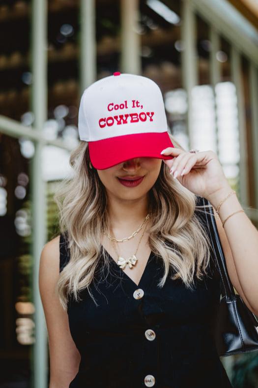 Cool it, Cowboy Heart Two-Toned Vintage Hat - Image 2