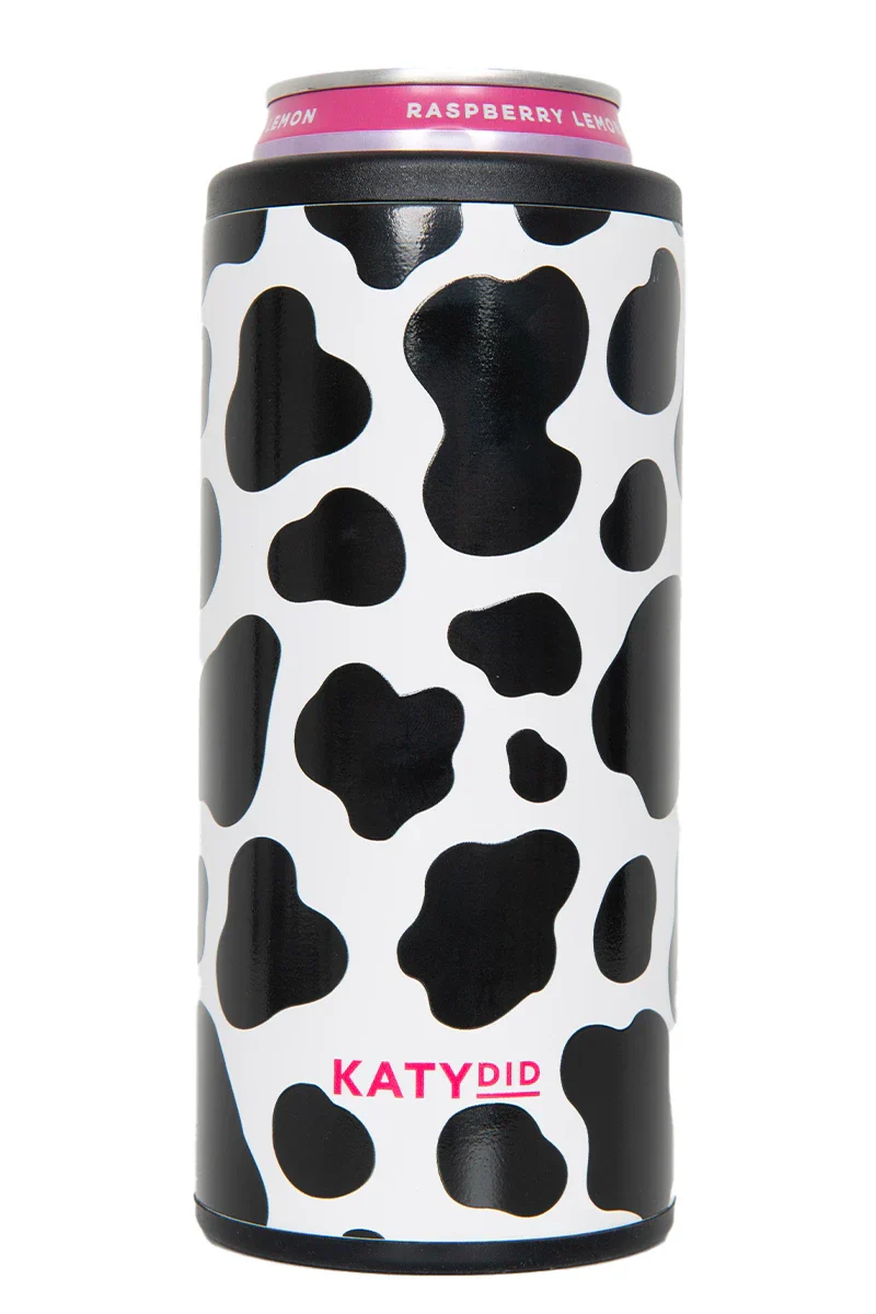 Cow Print Can Cooler Koozie - Image 3