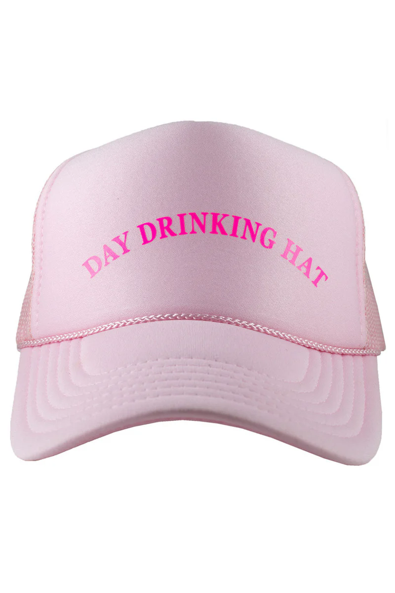 Day Drinking DECAL Foam Trucker Hat - Image 3