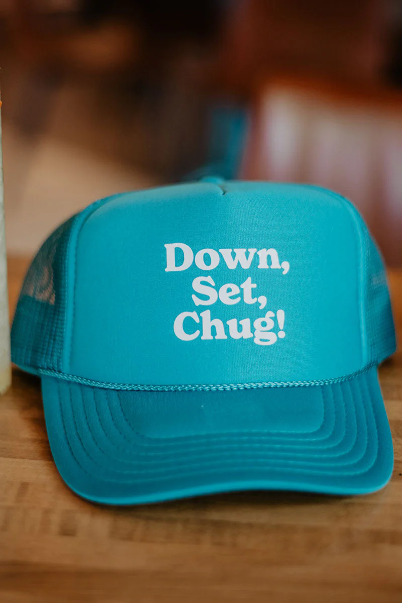 Down Set Chug Drinking Hat Foam Hat - Image 2