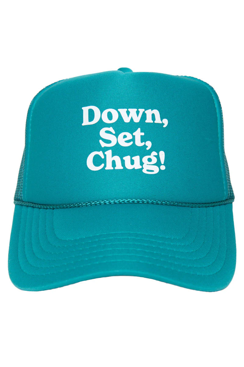 Down Set Chug Drinking Hat Foam Hat - Image 4