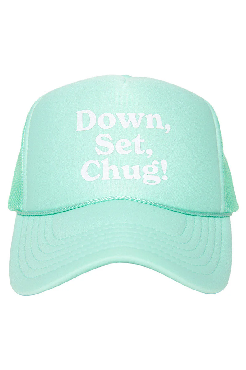 Down Set Chug Drinking Hat Foam Hat - Image 5