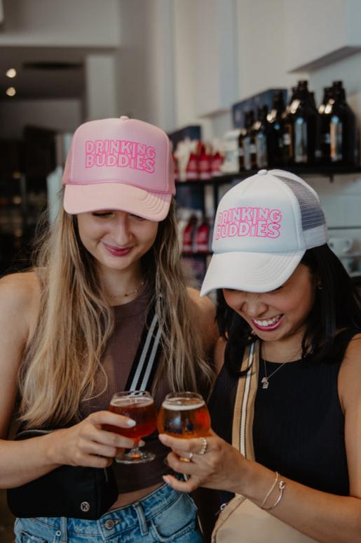 Drinking Buddies DECAL Foam Trucker Hat - Image 3