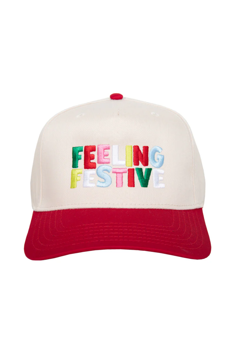 Feeling Festive Vintage Trucker Hats for Women - Image 4
