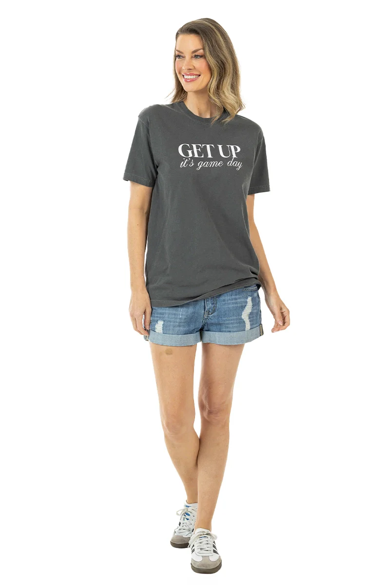 Get Up It's Game Day Graphic Tee for Women - Image 14