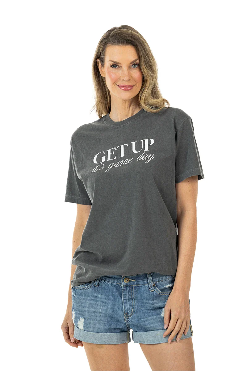 Get Up It's Game Day Graphic Tee for Women - Image 15