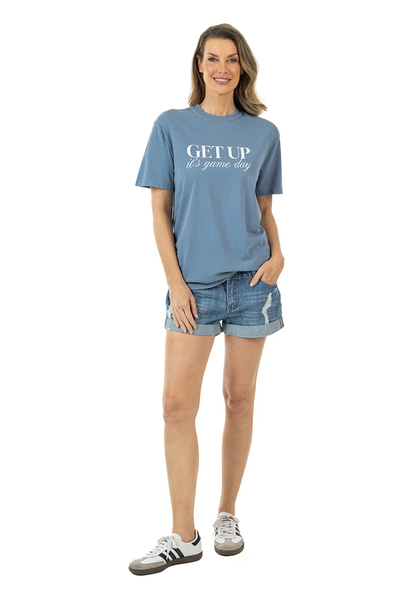 Get Up It's Game Day Graphic Tee for Women - Image 18