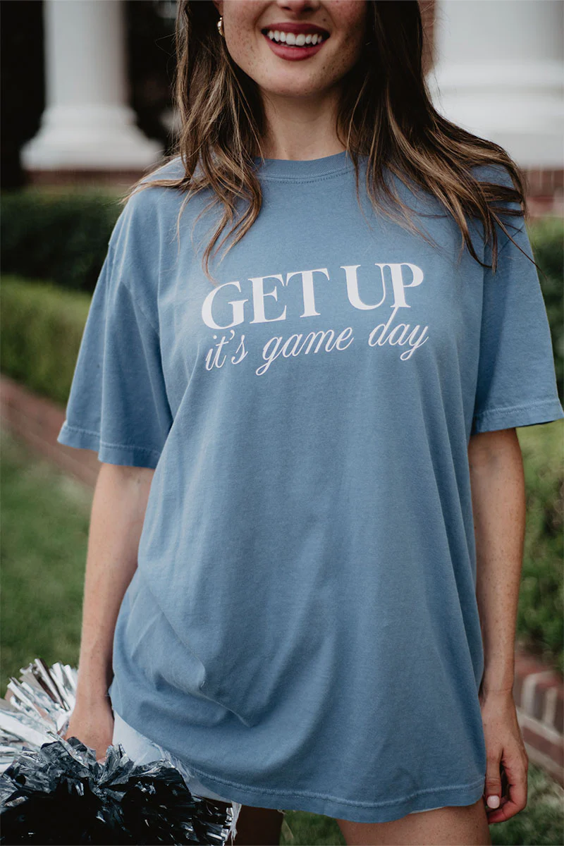 Get Up It's Game Day Graphic Tee for Women - Image 5