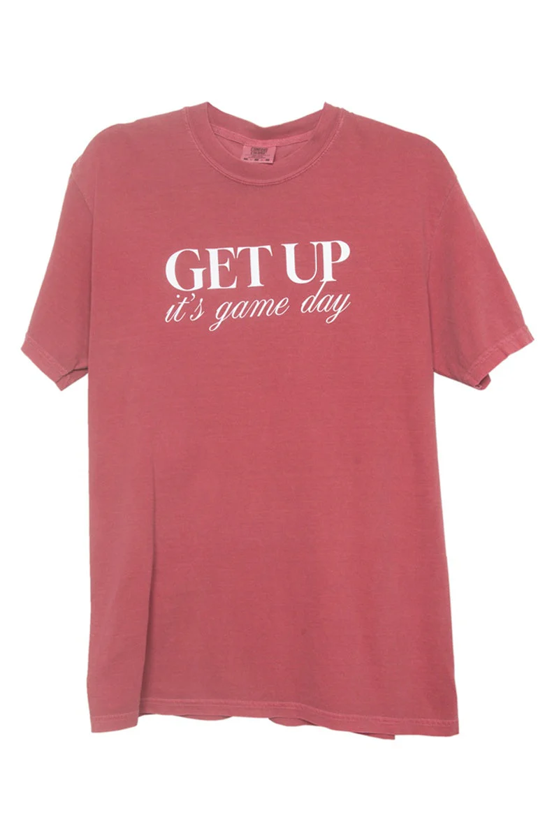 Get Up It's Game Day Graphic Tee for Women - Image 8