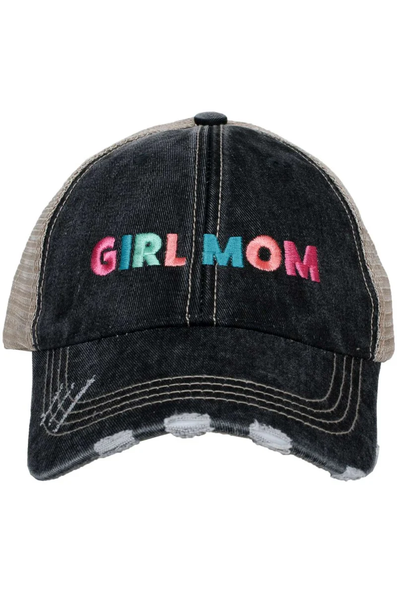 Girl Mom Women's Trucker Hats - Multicolored - Image 4