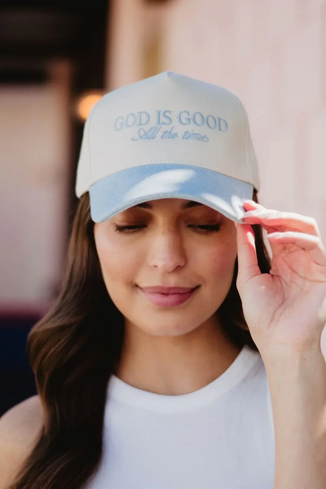 God is Good All The Time Classic Trucker Hats - Image 4