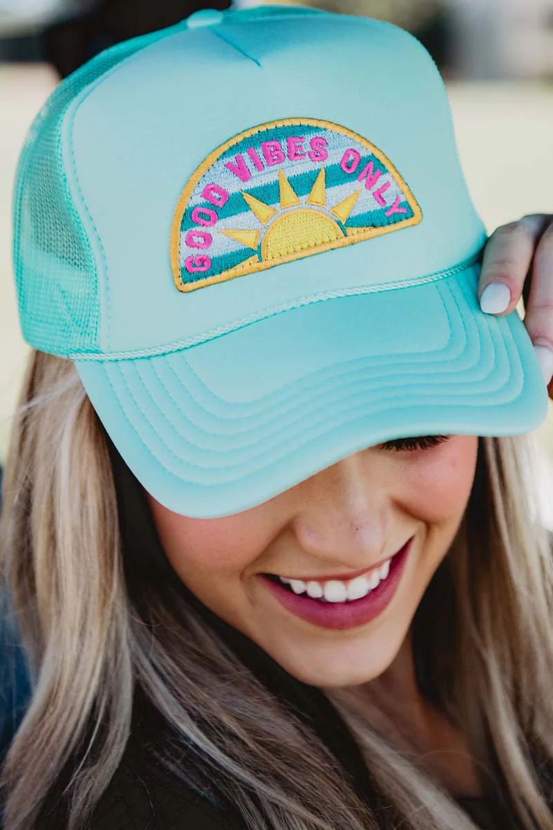 Good Vibes Only Patch Foam Snapback - Image 10