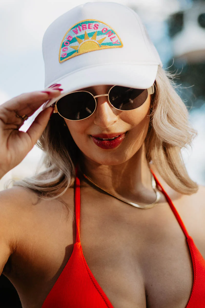 Good Vibes Only Patch Foam Snapback - Image 11