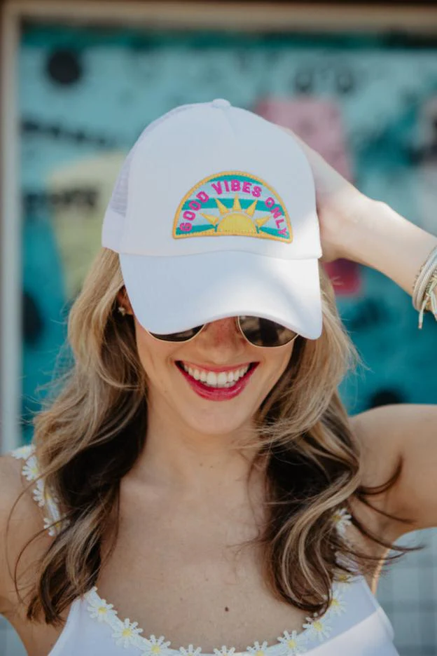 Good Vibes Only Patch Foam Snapback - Image 3