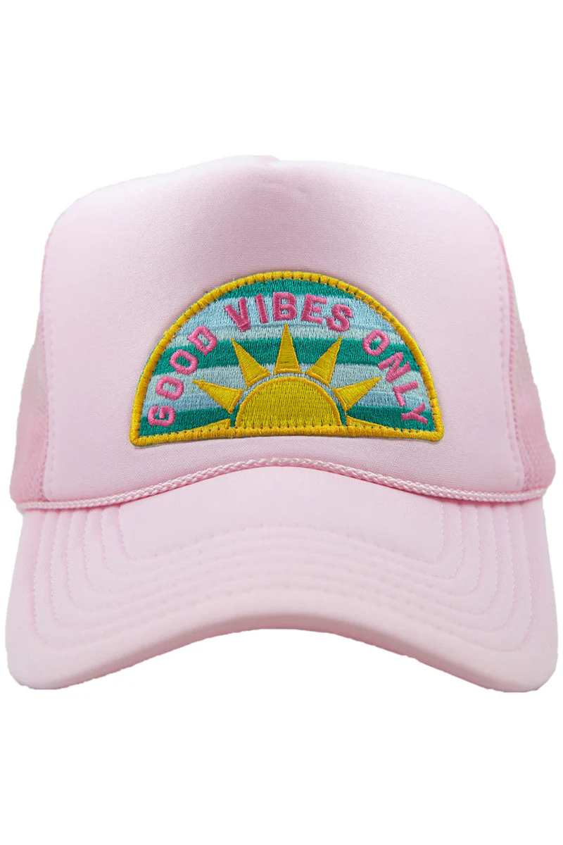 Good Vibes Only Patch Foam Snapback - Image 4