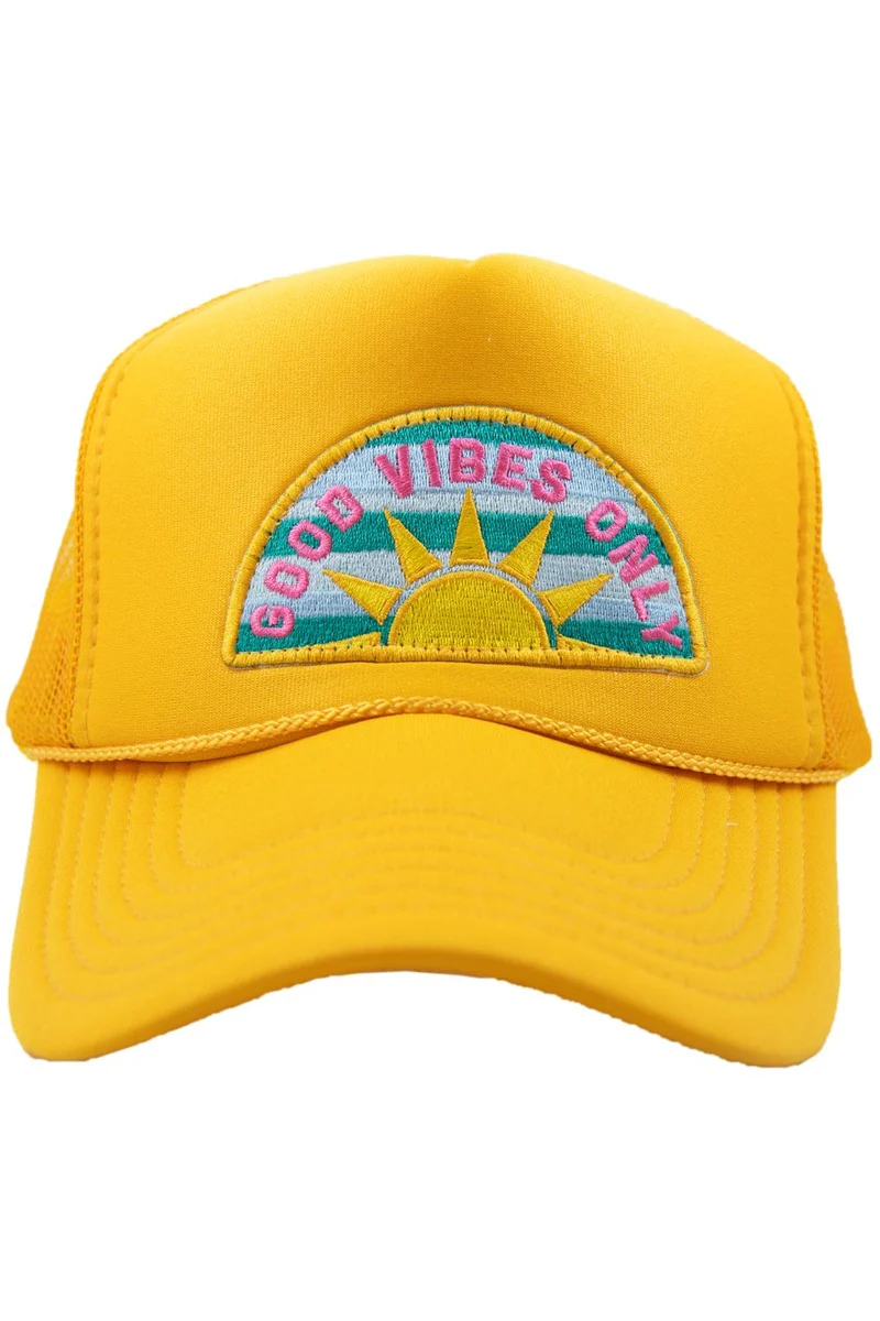 Good Vibes Only Patch Foam Snapback - Image 5