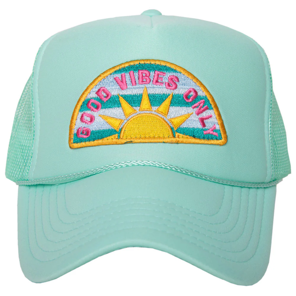 Good Vibes Only Patch Foam Snapback - Image 9