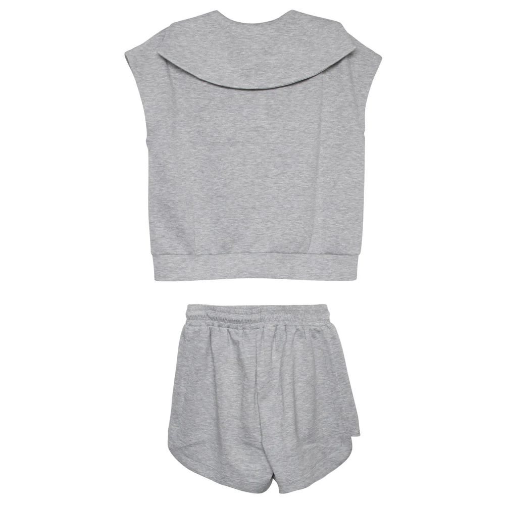 Gray Lounge Short Set - Image 7