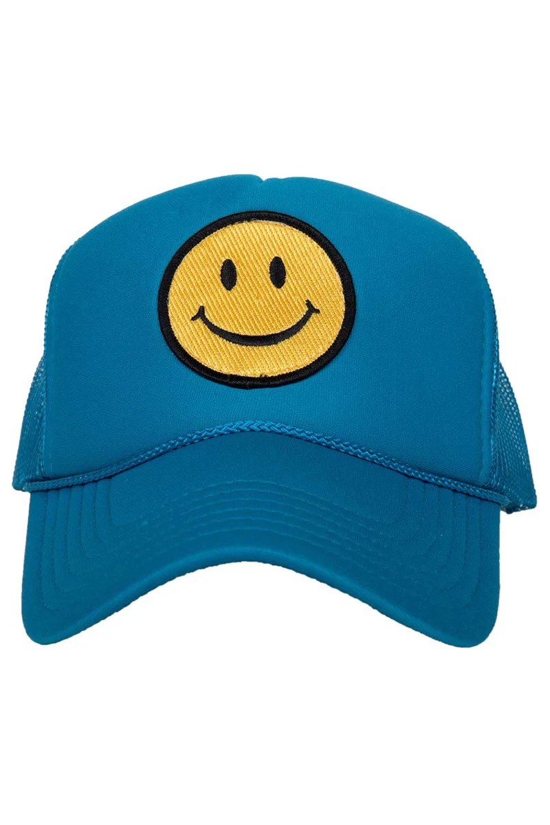 Happy Face Foam Trucker Hat - Image 3