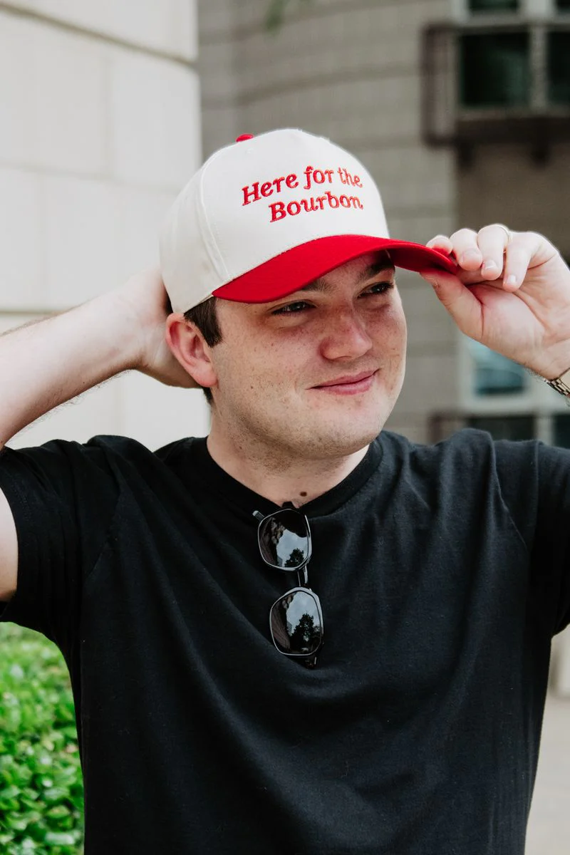 Here For the Bourbon Men's Two Toned Hat - Image 3