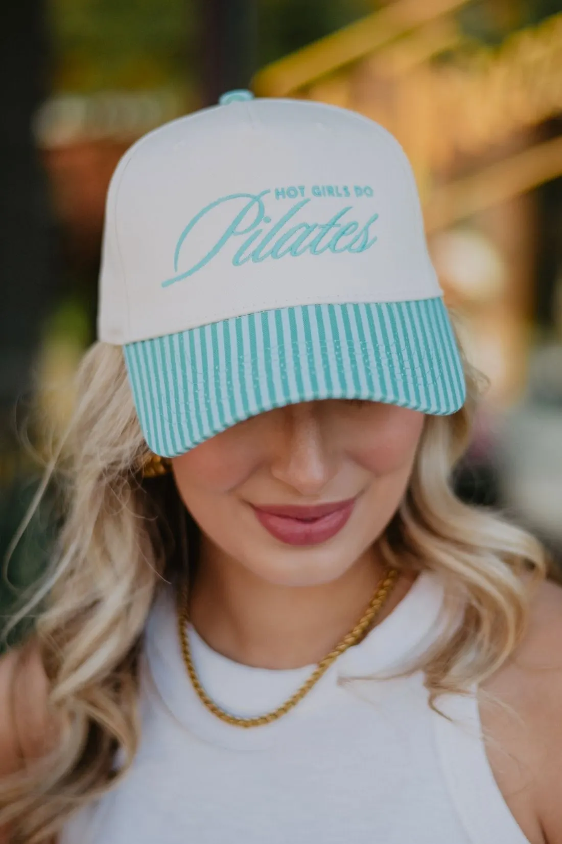 Hot Girls Do Pilates Cap Trucker Vintage