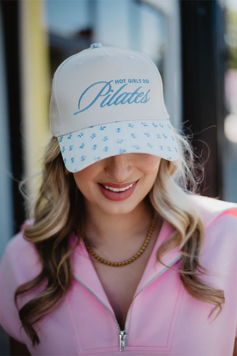Hot Girls Do Pilates Cap Trucker Vintage - Image 2