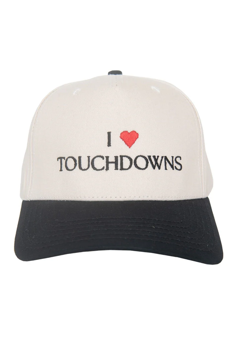 I Heart Touchdowns Two-Tone Snapback Hat - Image 7