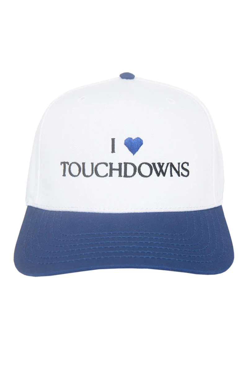 I Heart Touchdowns Two-Tone Snapback Hat - Image 8