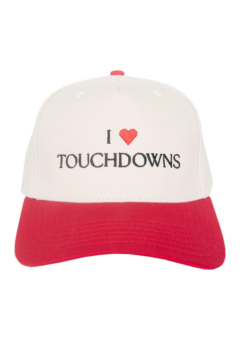 I Heart Touchdowns Two-Tone Snapback Hat - Image 9