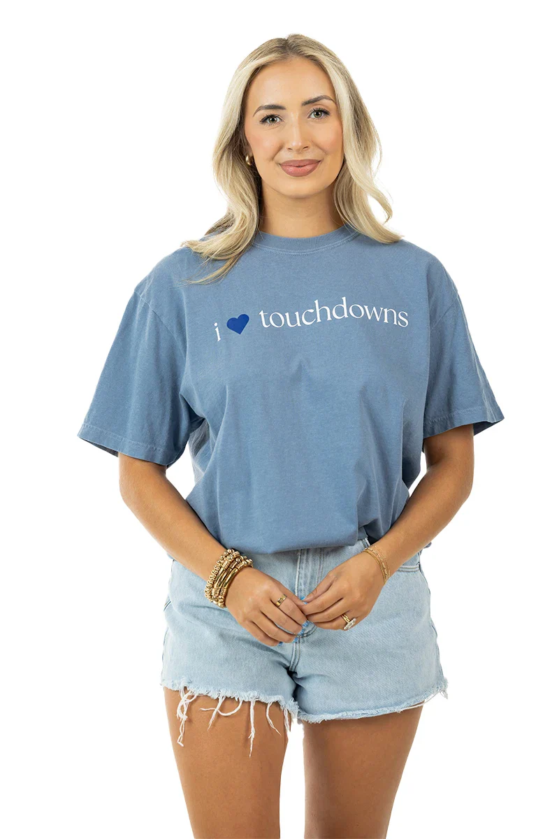 I Heart Touchdowns Women's Graphic Tee - Image 12
